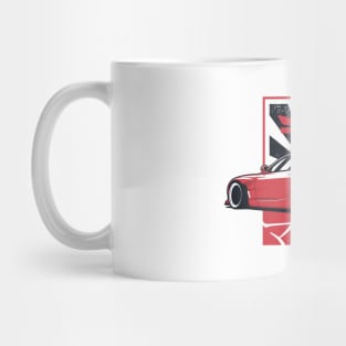 Red RX7 Widebody Mug